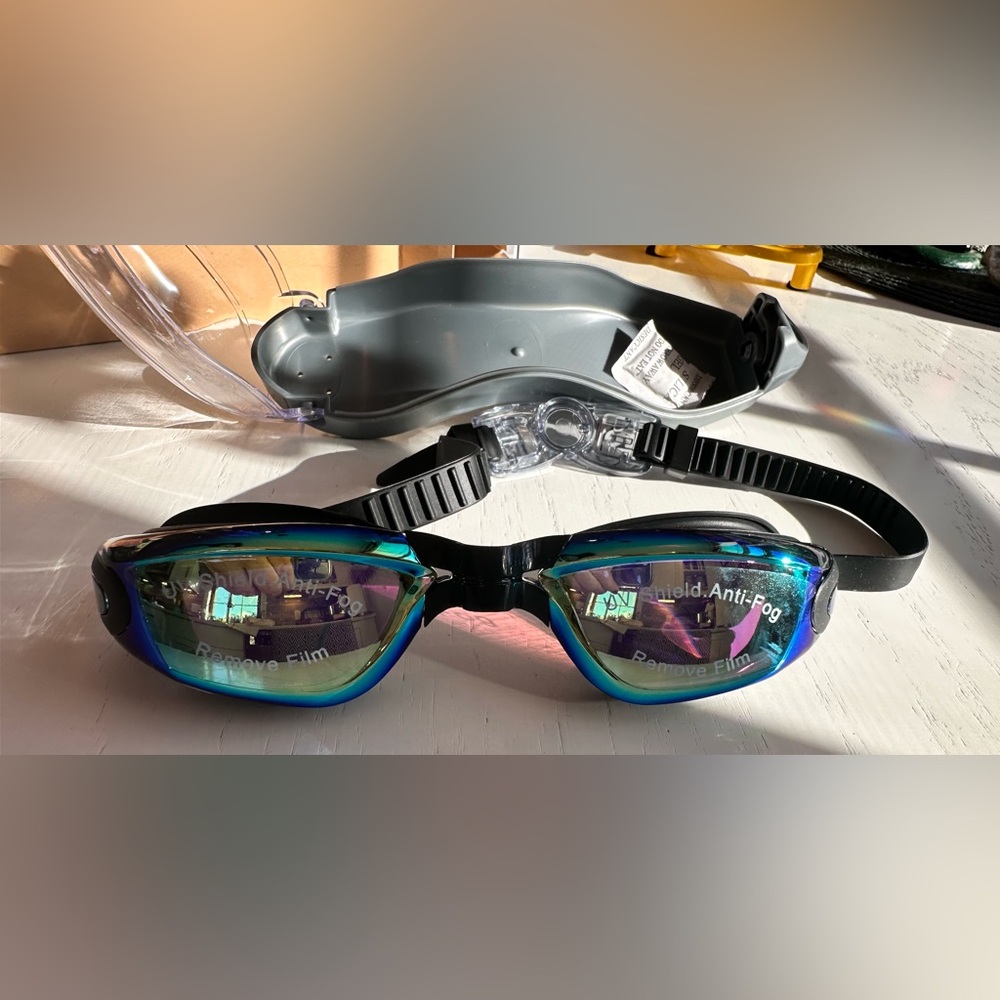 Krediz Anti Fog Swimming Goggles - Unisex Silicone Goggles and UV Protection